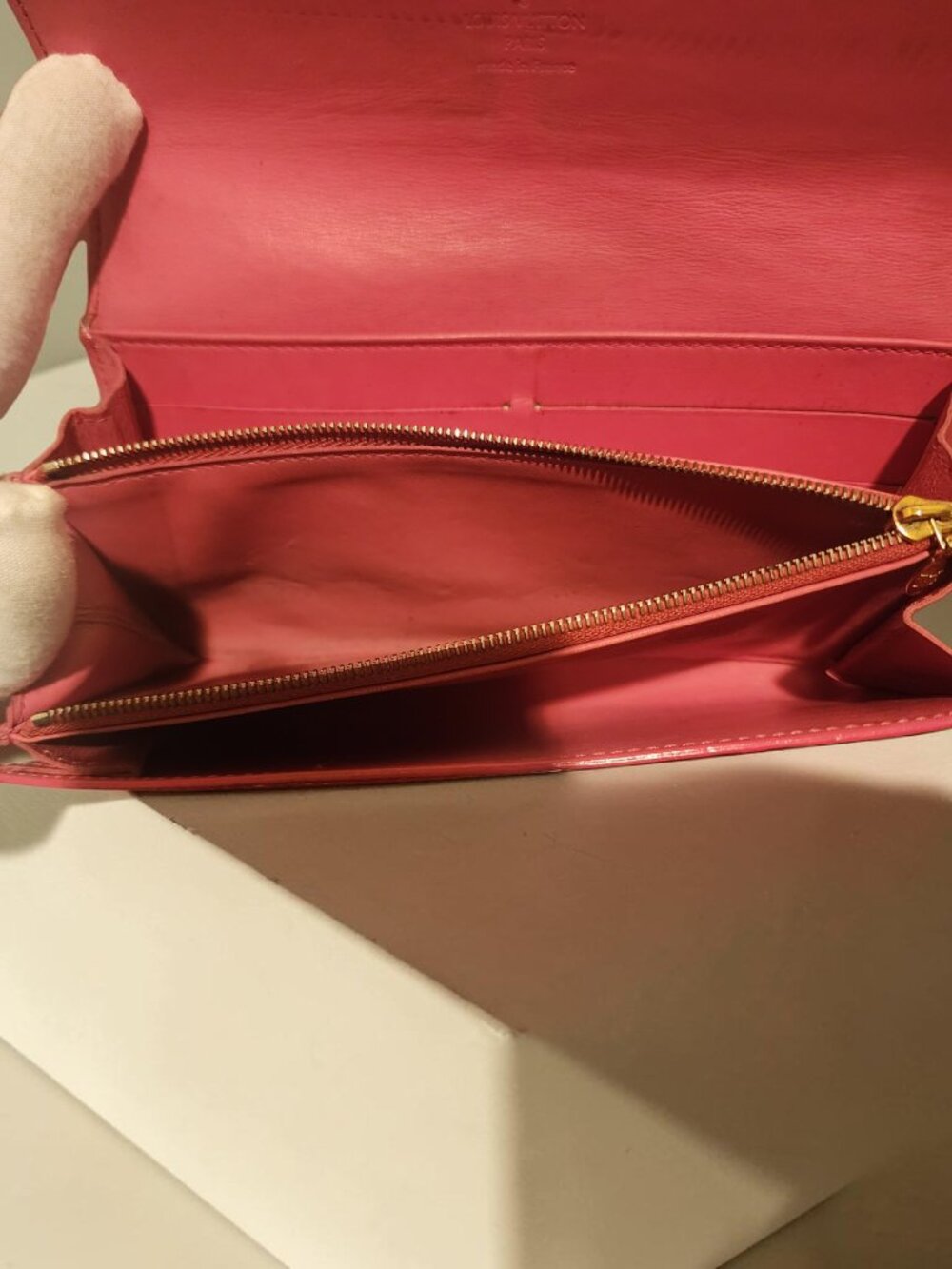 Louis Vuitton Vernis Monogram Wallet – Red Patent Leather - Picture 6 of 13